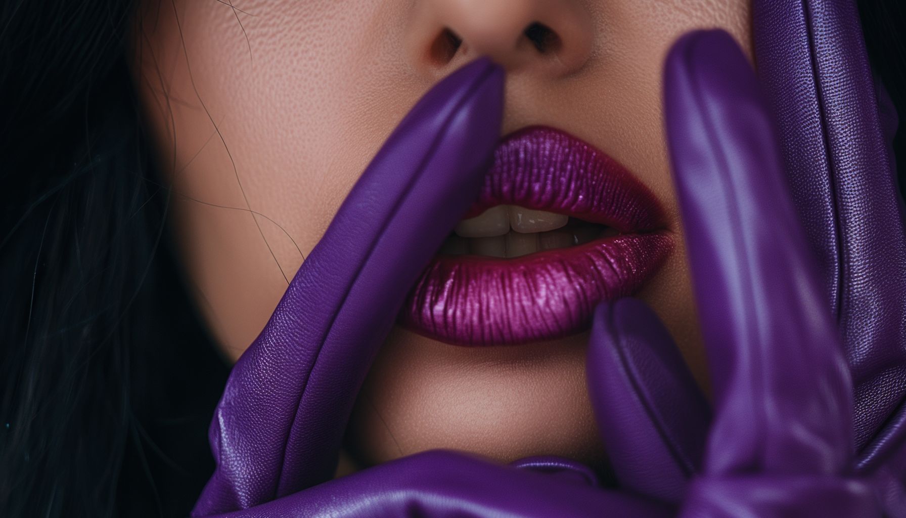 žena u ljubičastom